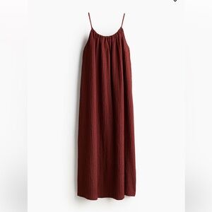 H&M Deep Red Maxi Skirt